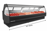154'' - 12.8 ft Alaska-Line Gravity Cooling Meat/Deli Display Cooler Remote or Self-Contain Options HIT-1574
