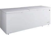 79'' 21 Cu Ft Dual Door Convertible Chest Freezer or Fridge with Wheels KKCF21-W