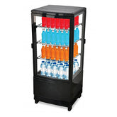 17'' Omcan Two Door Countertop Refrigerated Display Case 3 Cu.Ft - 25827