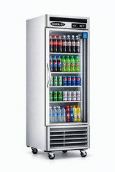 26.8" Kool-It Signature Single Glass Door Display Cooler 18.9 Cu.Ft., KBSR-1G