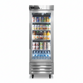 27'' Centerline by Traulsen Half Glass Left Door Cooler 20.5 Cu.Ft., CLBM-23R-HG-L