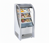 26'' Alaska Line Curved Open Air Grab & Go Display Cooler HIT-48