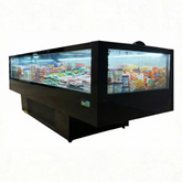 99'' Alaska-Line Double Temperature Island Cooler/Freezer with Door HIT-3