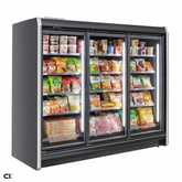 153.5” Alaska Line Five Glass Door Freezer Remote HIT-1517F