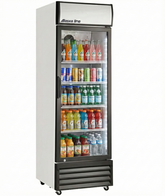 22" Commercial Single Glass Door Cooler – Alaska-Line HIT-808, 12.4 Cu. Ft.