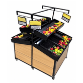 47" Plastic Tray Vegetable Rack Double Side HD-VRDM-08