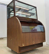 36'' Wooden Curved Glass Display Cooler Used FOR01705