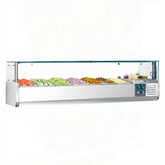 48" CHEF Refrigerated Countertop Topping Rail VRXH-1200/380