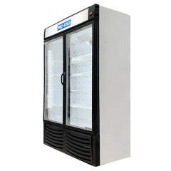54" Pro-Kold Double Glass Door Display Freezer 32 Cu.Ft. DURF-32W
