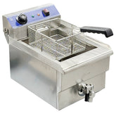 12" Countertop Electric Fryer with Valve EF-131V
