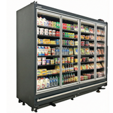 99'' Alaska-Line 4 Swing Glass Door Cooler HIT-500