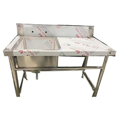 47'' CHEF One Tub with Centre Drain & Right Drainboard CH-2020