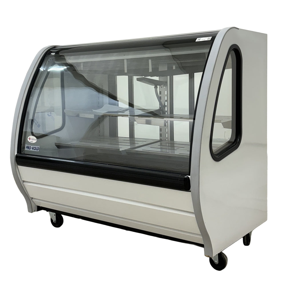 56" Pro-Kold Deli & Merchandise Display Case White 21 Cu.Ft. Capacity, DDC-60W