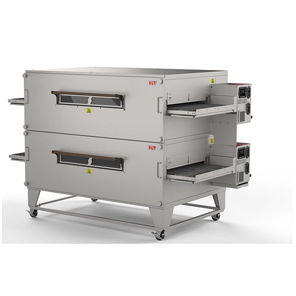 45'' XLT Double Deck Natural Gas Pizza Conveyor Oven XLT4455-1B-2