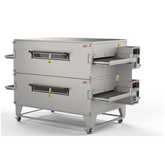 45'' XLT Double Deck Natural Gas Pizza Conveyor Oven XLT4455-1B-2
