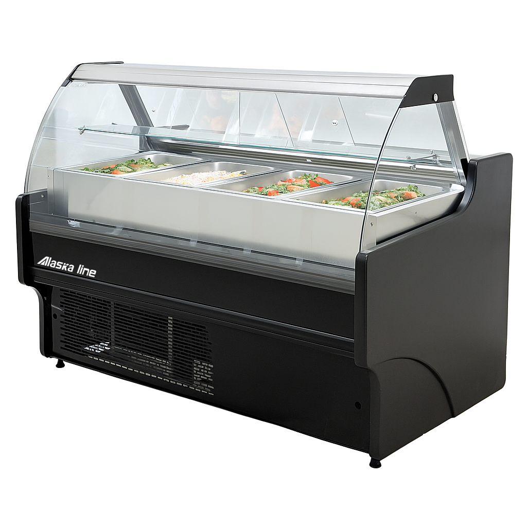 63'' Alaska-Line Salad Prep Table with GN Pan HIT-36