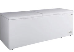 79'' 21 Cu Ft Dual Door Convertible Chest Freezer or Fridge with Wheels KKCF21-W