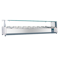 79" CHEF Refrigerated Countertop Topping Rail VRXH-2000/380