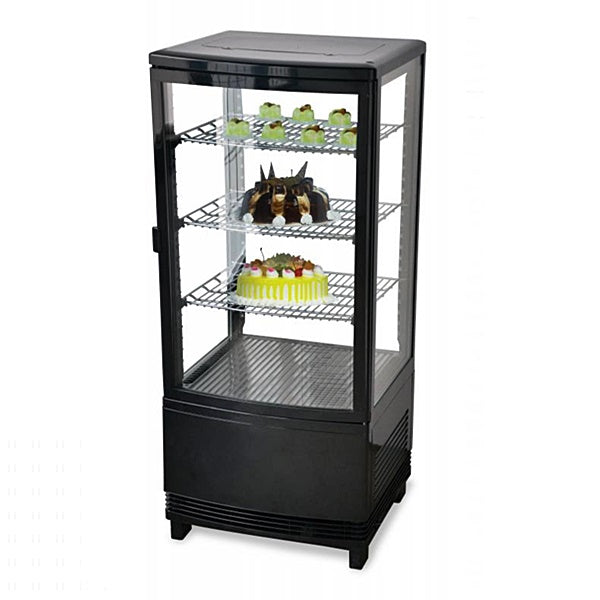 17'' Omcan Single Door Countertop Refrigerated Display Case 2.9 Cu.Ft - 25826