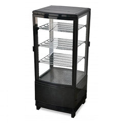 17'' Omcan Two Door Countertop Refrigerated Display Case 3 Cu.Ft - 25827