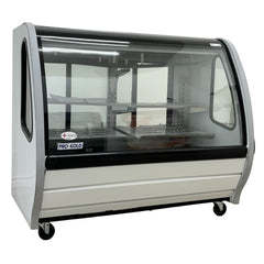 56" Pro-Kold Deli & Merchandise Display Case White 21 Cu.Ft. Capacity, DDC-60W
