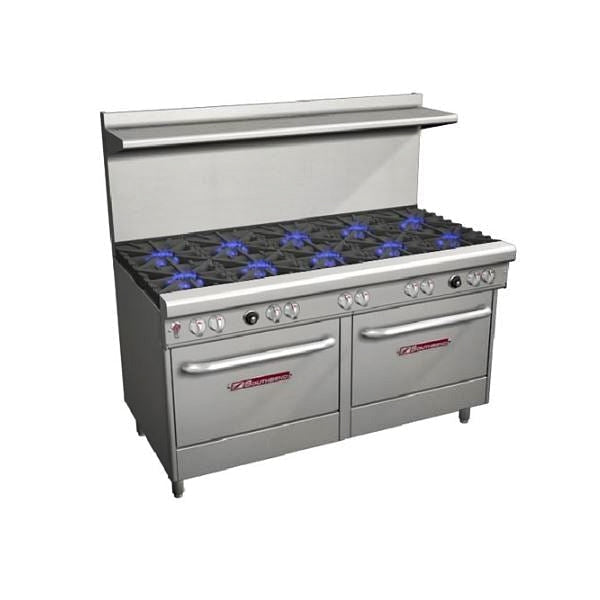 60" Southbend Ultimate Gas Range 10 Burner & 2 Ovens X-4601DD