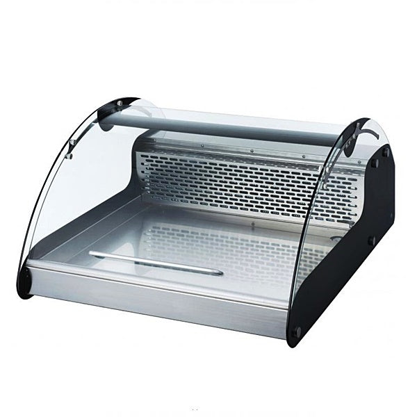 27" Omcan Curved Glass Countertop Refrigerated Display Case - 43074