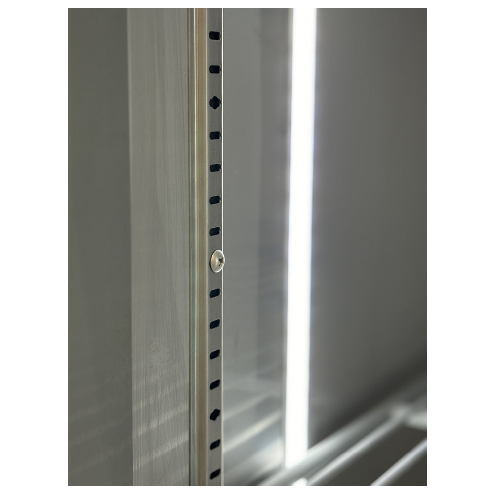 55" Alaska-Line Reach in 2 Glass Door Freezer 50 Cu.Ft HIT-408