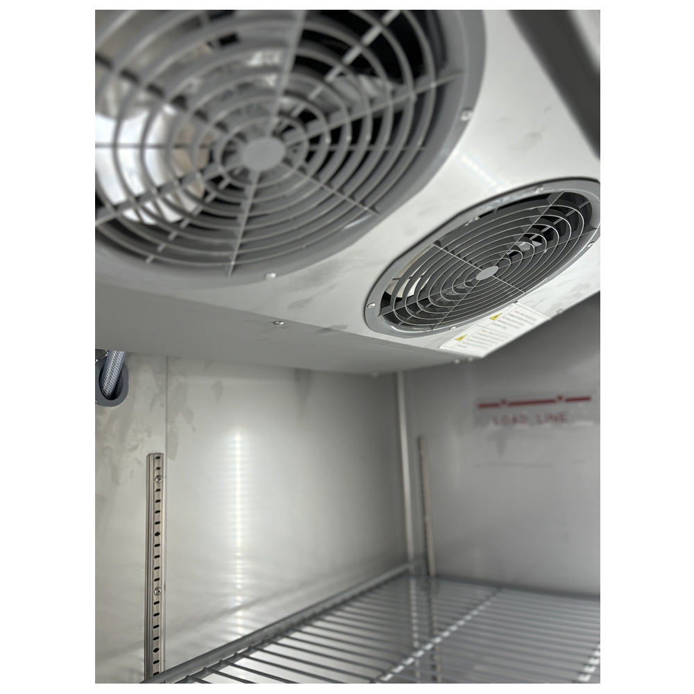 55" Alaska-Line Reach in 2 Glass Door Freezer 50 Cu.Ft HIT-408