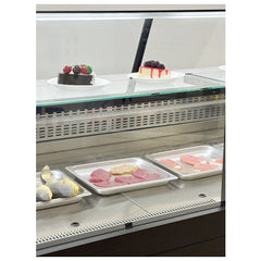 78'' Alaska-Line Square Deli and Meat Display Cooler with Storage HIT-817