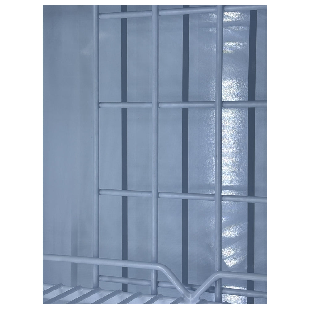 Alaska Line 53" Double Glass Door Freezer 49.4 Cu.Ft. Capacity with Black Frame HIT-800