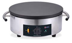 16″ Portable Round Electric Cast Iron Crepe Maker – 120 V, 1750 W 47388