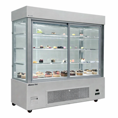 Alaska Line 59'' Sliding Glass Door Beverage/Pastry Showcase Refrigerator HIT-420