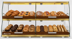 55'' Alaska Line Countertop Pastry Dry Display Case HIT-03B