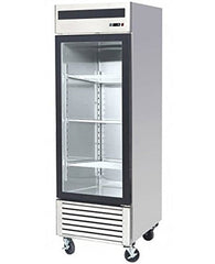 27″ EFI 1 Door Glass Reach In Freezer 19.1 Cu.Ft., F1-27GDSVC