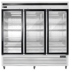 82″ EFI 3 Door Glass Reach In Freezer 69.4 Cu.Ft., F3-82GDSVC