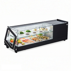 59'' Omcan Square Glass Refrigerated Sushi Case - 44394