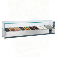 79" CHEF Refrigerated Countertop Topping Rail VRXH-2000/380