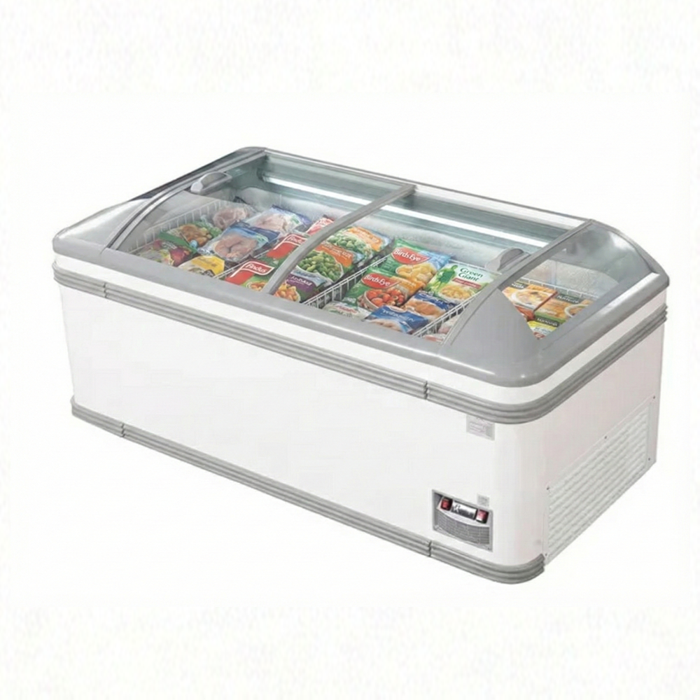 73'' CHEF Island Freezer with Top Open Sliding Door VENUS 185 (END)