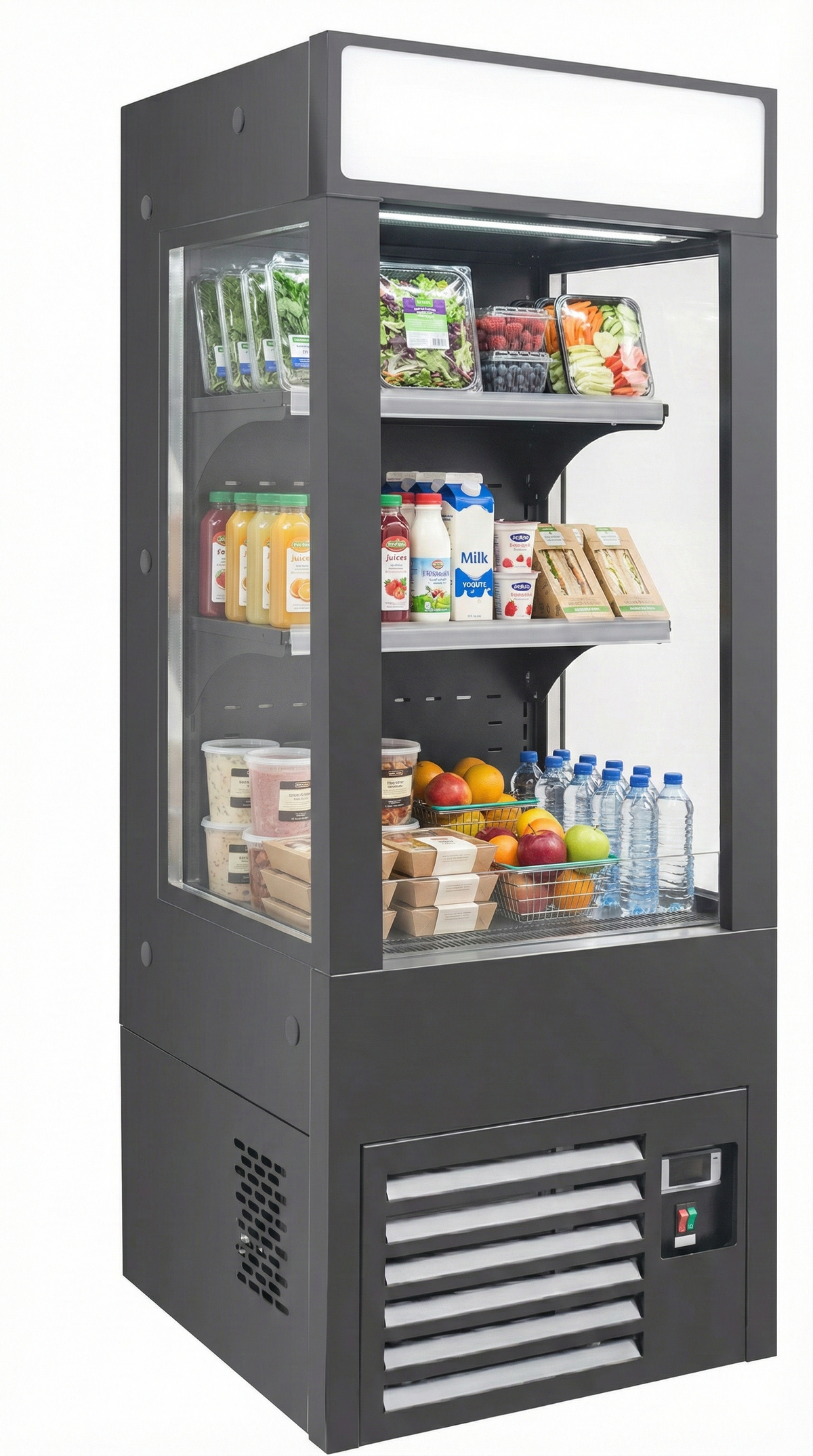 19.6'' Alaska Line Open Air Cooler Store Display Case HIT-50
