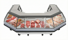 51'' Pro-Kold Curved Glass Meat Case Remote - MCRU-52-W