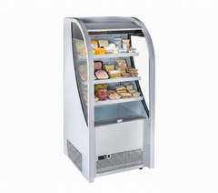26'' Alaska Line Curved Open Air Grab & Go Display Cooler HIT-48