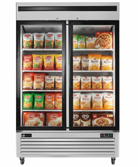 54″ EFI 2 Door Glass Reach in Freezer 44.8 Cu.Ft., F2-54GDSVC