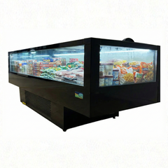 99'' Alaska-Line Double Temperature Island Cooler/Freezer with Door HIT-3