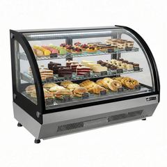 28″ EFI Curved Glass Countertop Display Refrigerator 4.2 Cu.Ft - CGCM-CT-2727