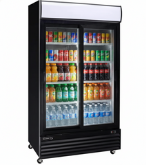 44" Kool-It Double Sliding Glass Door Display Cooler - 31 Cu. Ft. KSM-36