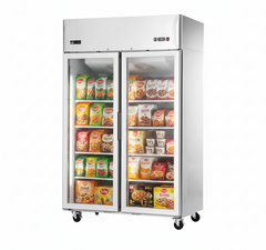 52" EFI Double Glass Door Display Freezer 43.2 Cu.Ft., F2-52GDSVC