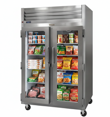 52'' Traulsen G Series Double Glass Door Stainless Steel Freezer G23010M