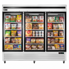 82″ EFI 3 Door Glass Reach In Freezer 69.4 Cu.Ft., F3-82GDSVC