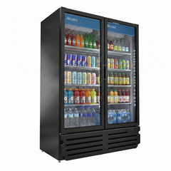 48" Pro-Kold Double Glass Door Merchandise Cooler 23.8 Cu.Ft., VC-43
